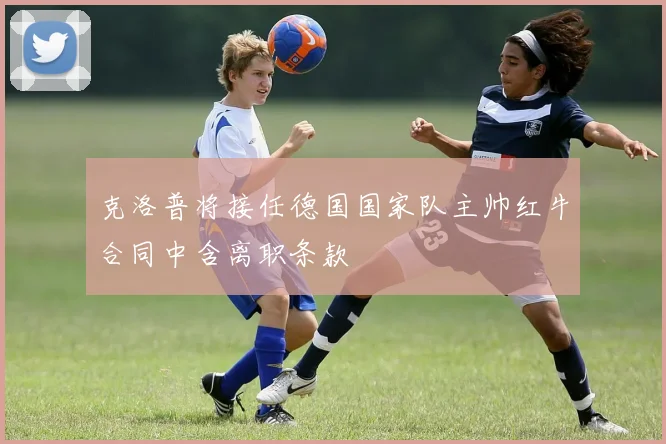 克洛普将接任德国国家队主帅红牛合同中含离职条款